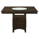 Coaster Furniture Gabriel 100438 52-inch Counter Height Dining Table - Cappuccino IMAGE 5