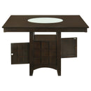 Coaster Furniture Gabriel 100438 52-inch Counter Height Dining Table - Cappuccino IMAGE 6