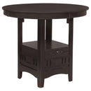 Coaster Furniture Lavon 102888 Oval 60-inch Extension Counter Dining Table - Espresso IMAGE 2