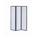 Coaster Furniture Carrie 4622 3-Panel Room Divider Folding Shoji Screen - Black IMAGE 4