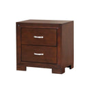Elements International Raven 2-Drawer Nightstand RV100NS IMAGE 1