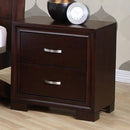 Elements International Raven 2-Drawer Nightstand RV100NS IMAGE 2