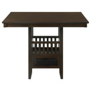 Coaster Furniture Jaden 100958 Square 47-inch Counter Height Dining Table - Espresso IMAGE 5