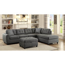 Coaster Furniture Stonenesse 500414 Rectangular Upholstered Storage Ottoman - Grey IMAGE 1