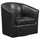 Coaster Furniture Stationary Fabric and Leather Look Accent Chair 902098 IMAGE 1