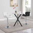 Coaster Furniture Berrington 100424 Upholstered Adjustable Bar Stool - White (Set of 2) IMAGE 9