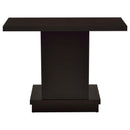 Coaster Furniture Reston 705169 Engineered Wood Pedestal Console Table - Cappuccino IMAGE 4