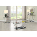 Coaster Furniture Danville 704989 U-shaped Glass Top Entryway Console Table - Chrome IMAGE 6