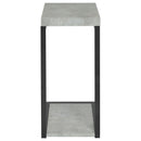 Coaster Furniture Beck 902933 Engineered Wood C-Shape Sofa Side Table - Cement IMAGE 4