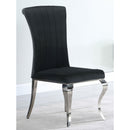 Coaster Furniture Betty 105072 Velvet Upholstered Dining Side Chair - Black (Set of 4) IMAGE 8