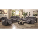 Coaster Furniture Higgins 602261 Upholstered Motion Reclining Sofa - Grey IMAGE 8