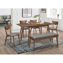 Coaster Furniture Alfredo 108082 Dining Side Chair - Grey and Natural Walnut (Set of 2) IMAGE 9