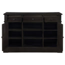 Coaster Furniture Phelps 121235 2-door Sideboard Buffet Cabinet - Distressed Noir IMAGE 3