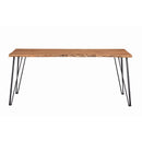 Coaster Furniture Sherman 190911 71-inch Live Edge Dining Table - Natural Acacia IMAGE 2