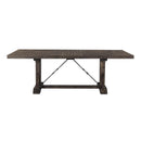 Elements International Finn Dining Table with Trestle Base DFN100DT/DFN100DB IMAGE 1