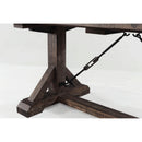 Elements International Finn Dining Table with Trestle Base DFN100DT/DFN100DB IMAGE 4