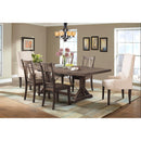 Elements International Finn Dining Table with Trestle Base DFN100DT/DFN100DB IMAGE 5