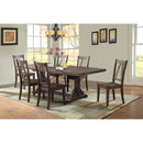 Elements International Finn Dining Table with Trestle Base DFN100DT/DFN100DB IMAGE 7