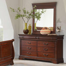Elements International Chateau 8-Drawer Dresser with Mirror LCT600DR/LCT650MR IMAGE 1