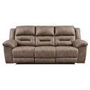 Signature Design by Ashley Stoneland Power Reclining Leather Look Sofa 3990587 IMAGE 1