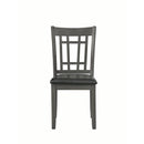 Coaster Furniture Lavon 108212 Wood Dining Side Chair - Medium Grey (Set of 2) IMAGE 2