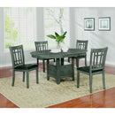 Coaster Furniture Lavon 108212 Wood Dining Side Chair - Medium Grey (Set of 2) IMAGE 6