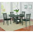 Coaster Furniture Lavon 108212 Wood Dining Side Chair - Medium Grey (Set of 2) IMAGE 7