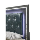 Elements International Titanium King Platform Bed with Storage TT100KH/TT150KF/TT150KFS/TT150QKR IMAGE 3