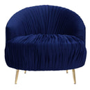 Elements International Princeton UPC286101GC Accent Chair - Broadway Navy IMAGE 2