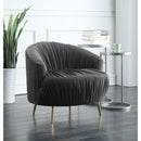 Elements International Princeton UPC288101GC Accent Chair - Broadway Gun Metal IMAGE 1