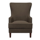 Elements International Cody UCY081102E Arm Chair - Heirloom Chocolate IMAGE 1