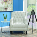 Elements International Norway UNW814100G Arm Chair - Otto Snow IMAGE 1