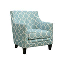 Elements International Dinah UDH707100CA Accent Chair - Patio Aqua IMAGE 1