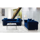 Elements International Greenwich UGW286200 Loveseat - Broadway Navy IMAGE 2