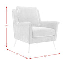 Elements International Cambridge Accent Chair - Blush IMAGE 12
