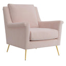 Elements International Cambridge Accent Chair - Blush IMAGE 1