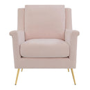 Elements International Cambridge Accent Chair - Blush IMAGE 2