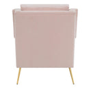 Elements International Cambridge Accent Chair - Blush IMAGE 4