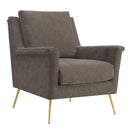 Elements International Cambridge Accent Chair - Cocoa IMAGE 1