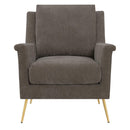 Elements International Cambridge Accent Chair - Cocoa IMAGE 2