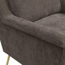 Elements International Cambridge Accent Chair - Cocoa IMAGE 7
