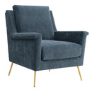 Elements International Cambridge Accent Chair - Slate IMAGE 1
