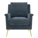Elements International Cambridge Accent Chair - Slate IMAGE 2