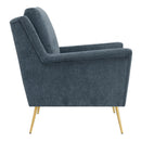 Elements International Cambridge Accent Chair - Slate IMAGE 3