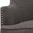 Elements International Kori Accent Chair - Heirloom Charcoal IMAGE 3