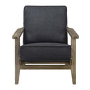 Elements International Metro Accent Chair - Midtown Onyx IMAGE 2