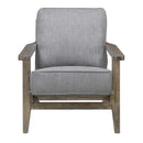 Elements International Metro Accent Chair - Midtown Slate IMAGE 2