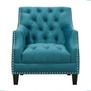 Elements International Norway UNW816100G Arm Chair - Otto Teal IMAGE 2
