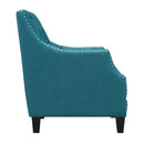 Elements International Norway UNW816100G Arm Chair - Otto Teal IMAGE 3