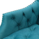 Elements International Norway UNW816100G Arm Chair - Otto Teal IMAGE 6